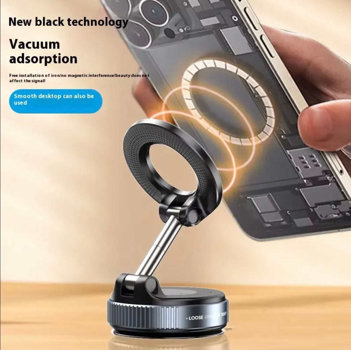 Vacuum Suction Magnetic Holder
