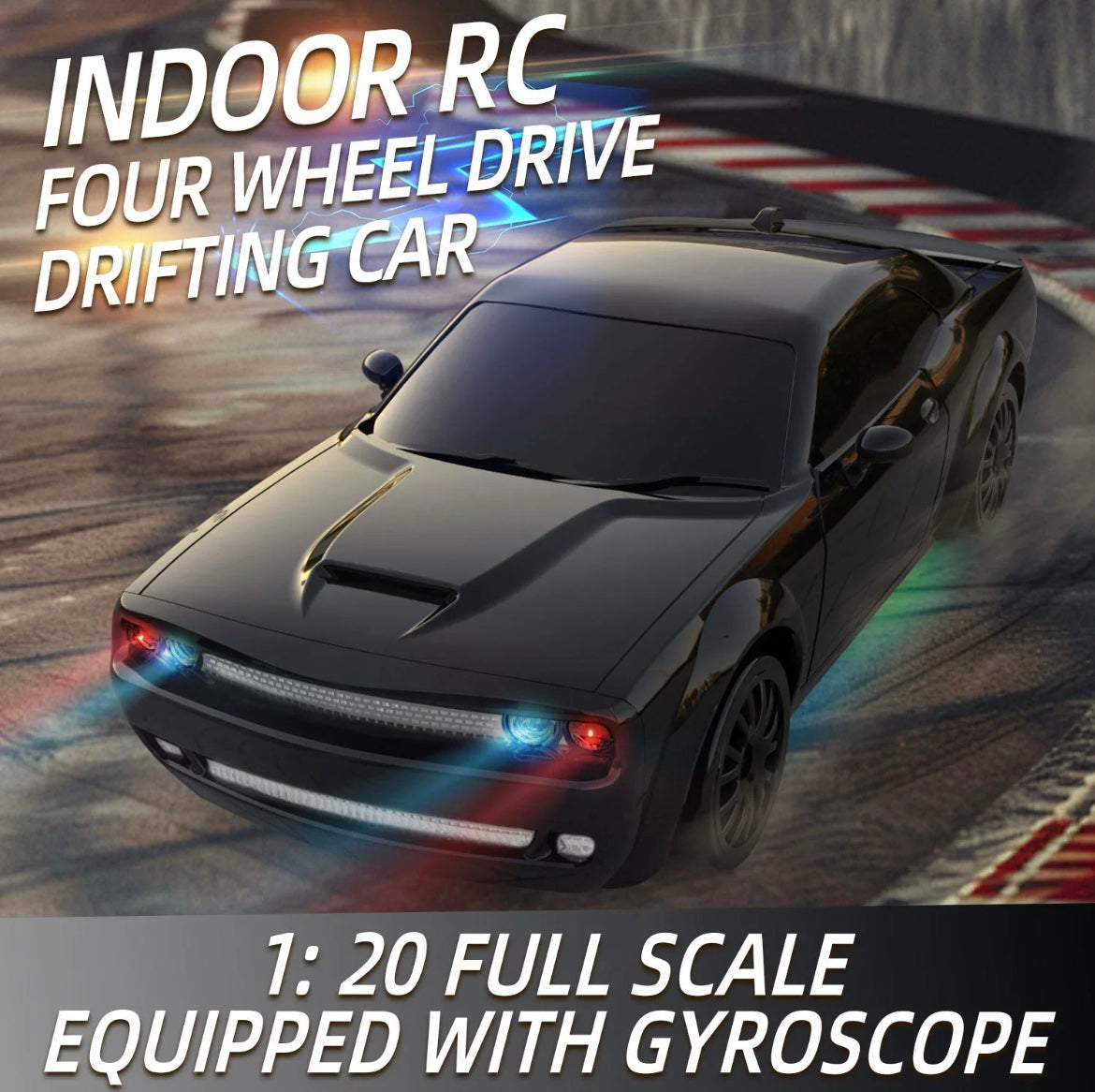FQD10 1/20 2.4G Challenger Remote Control Car