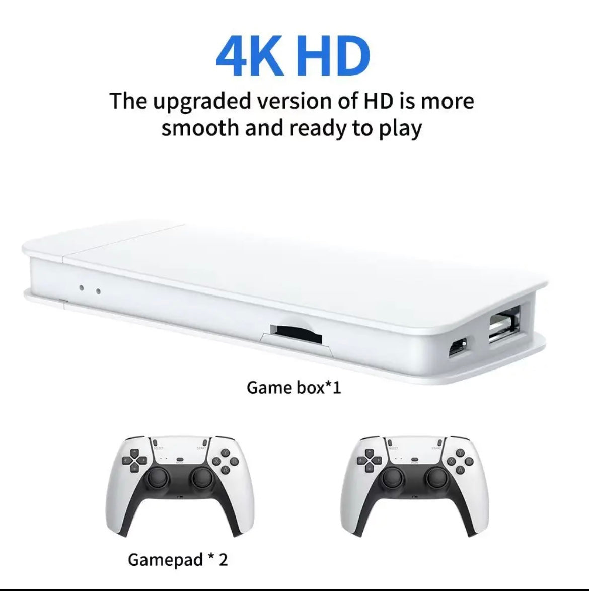 M15 Video Game Stick 4K 64G 20000+ Retro Games