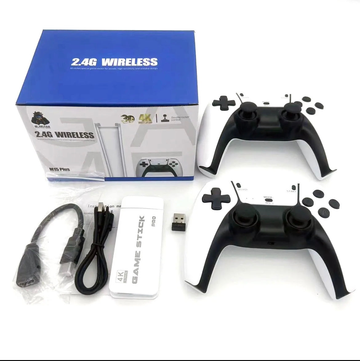 M15 Video Game Stick 4K 64G 20000+ Retro Games