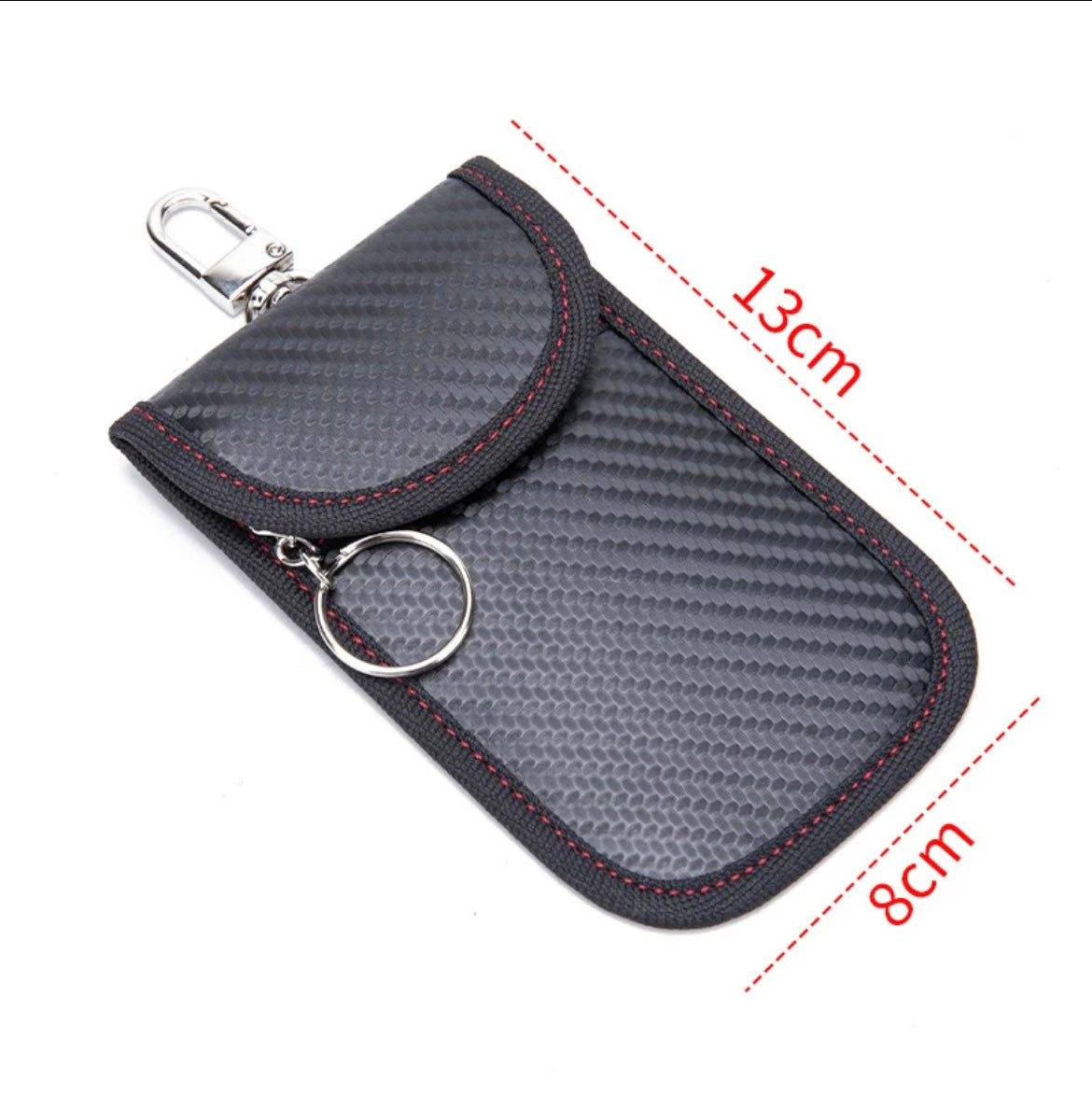 2pcs Carbon Fiber Faraday Key Fob Protector