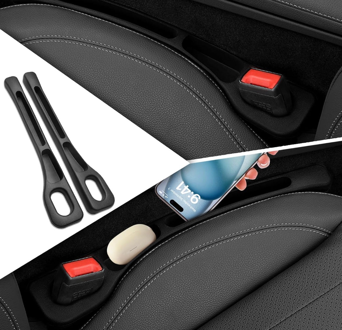 2PCS Car Seat Gap Filler