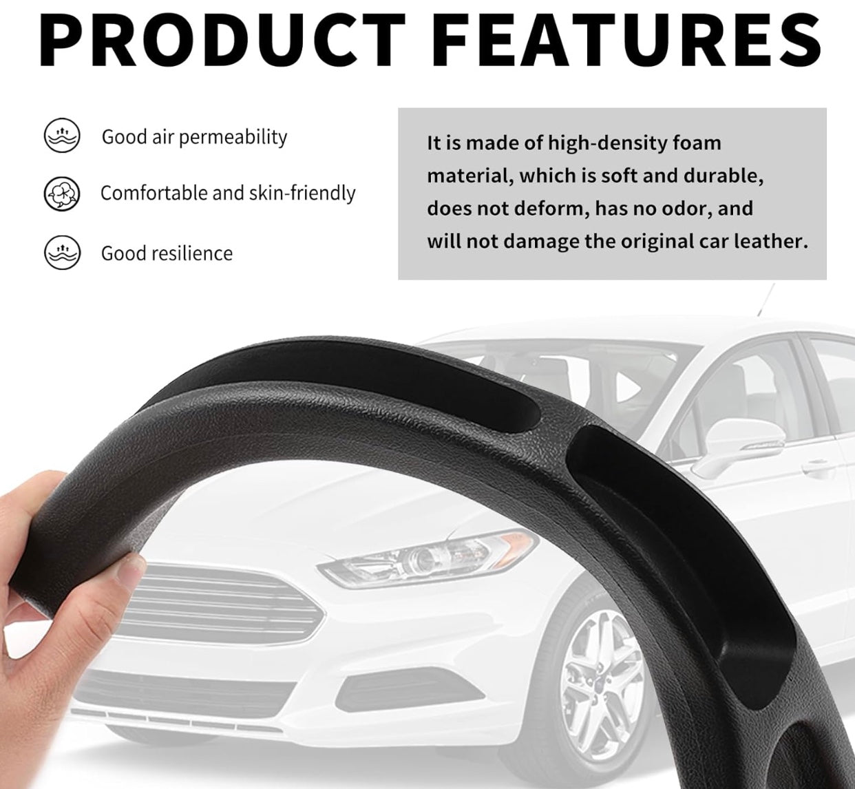 2PCS Car Seat Gap Filler