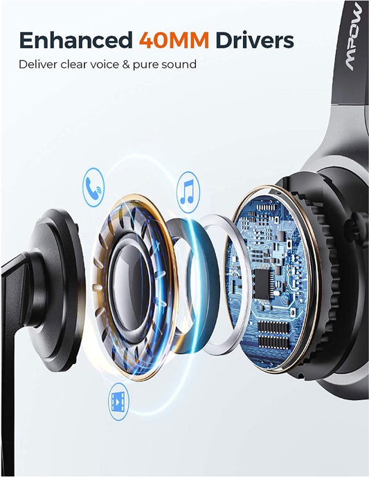 Mpow headset for clear hands-free calls while driving