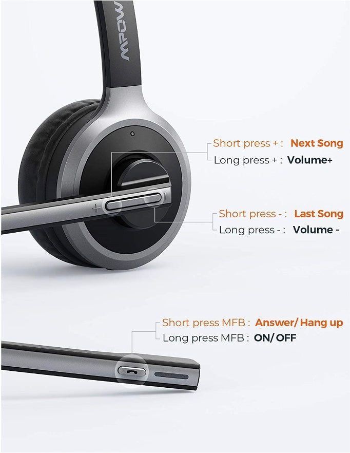 Mpow Wireless Bluetooth Headset