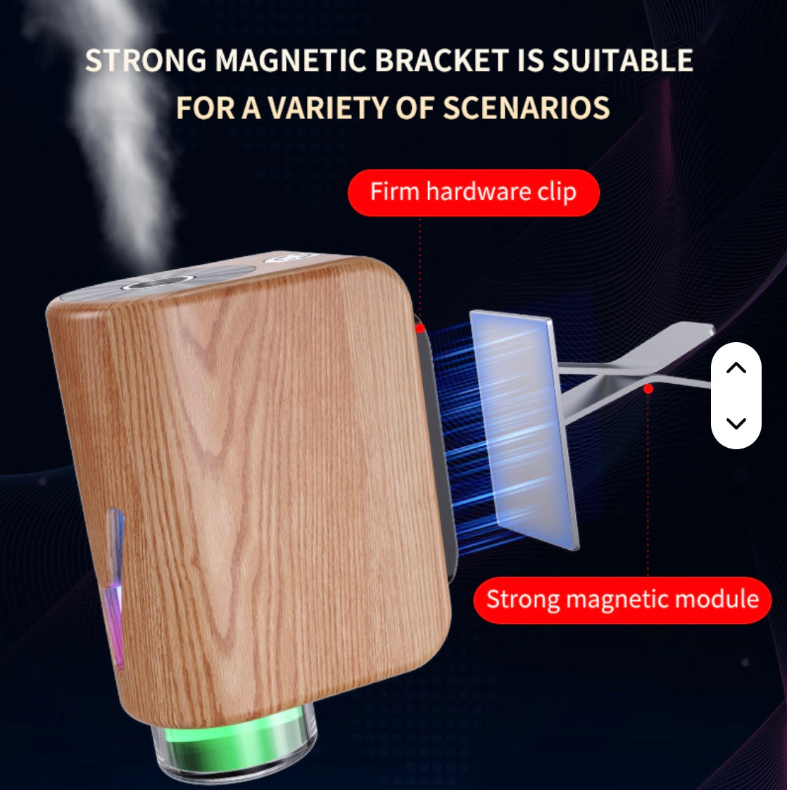 Mini Portable Diffuser with 5 Essential oil