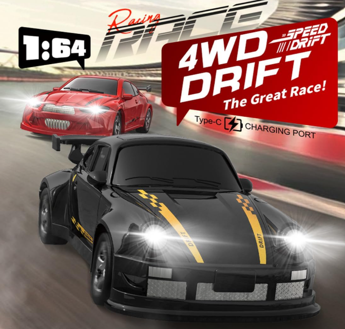 Mini Drift RC Car - 1/64 Scale