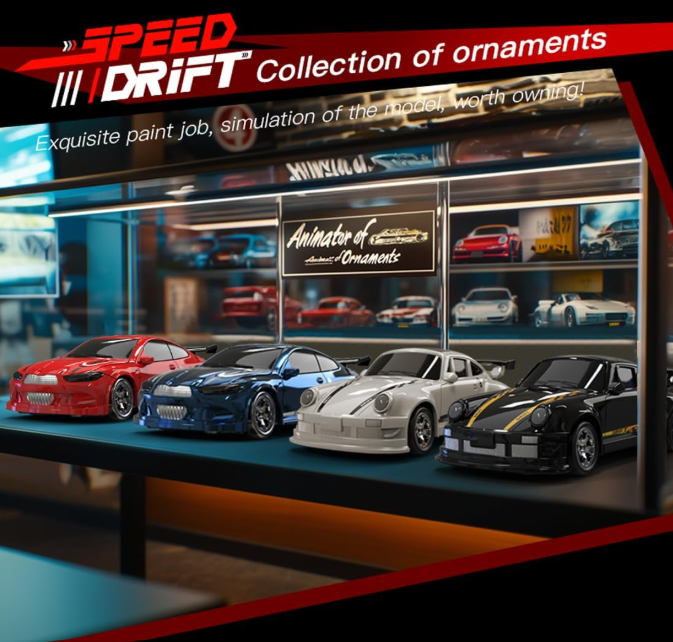 Mini Drift RC Car - 1/64 Scale