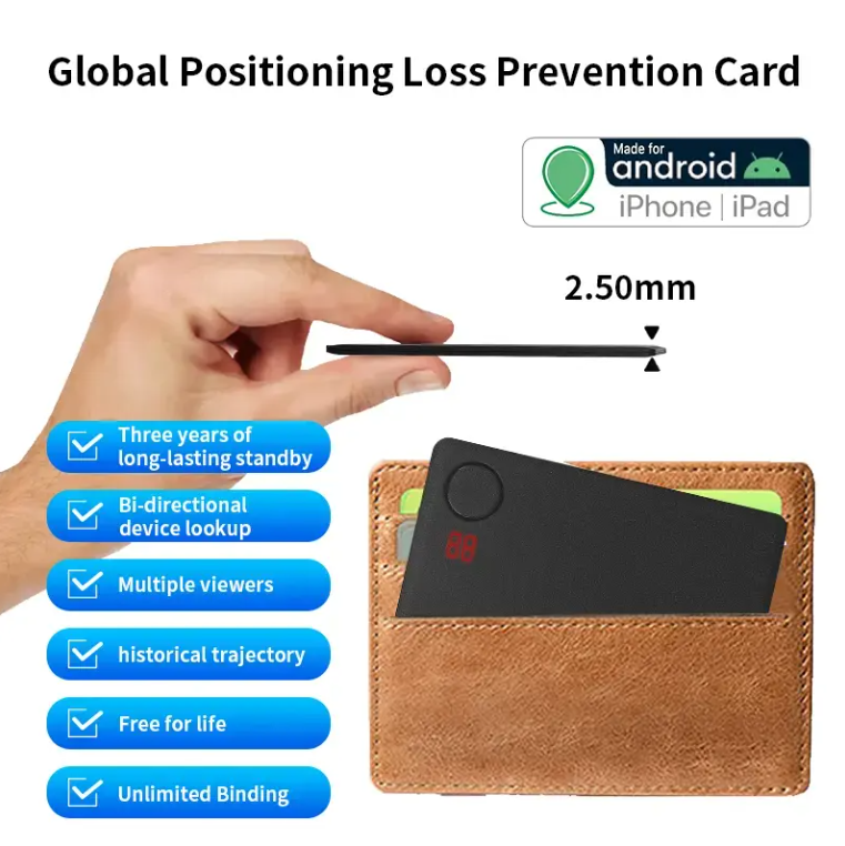 Anti-Lost GPS Card
