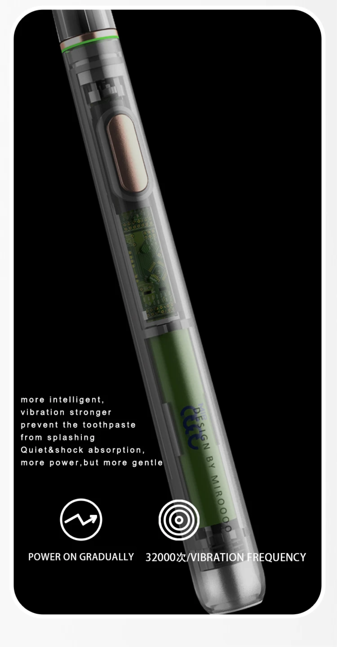 Metallic Electric Tooth Brush