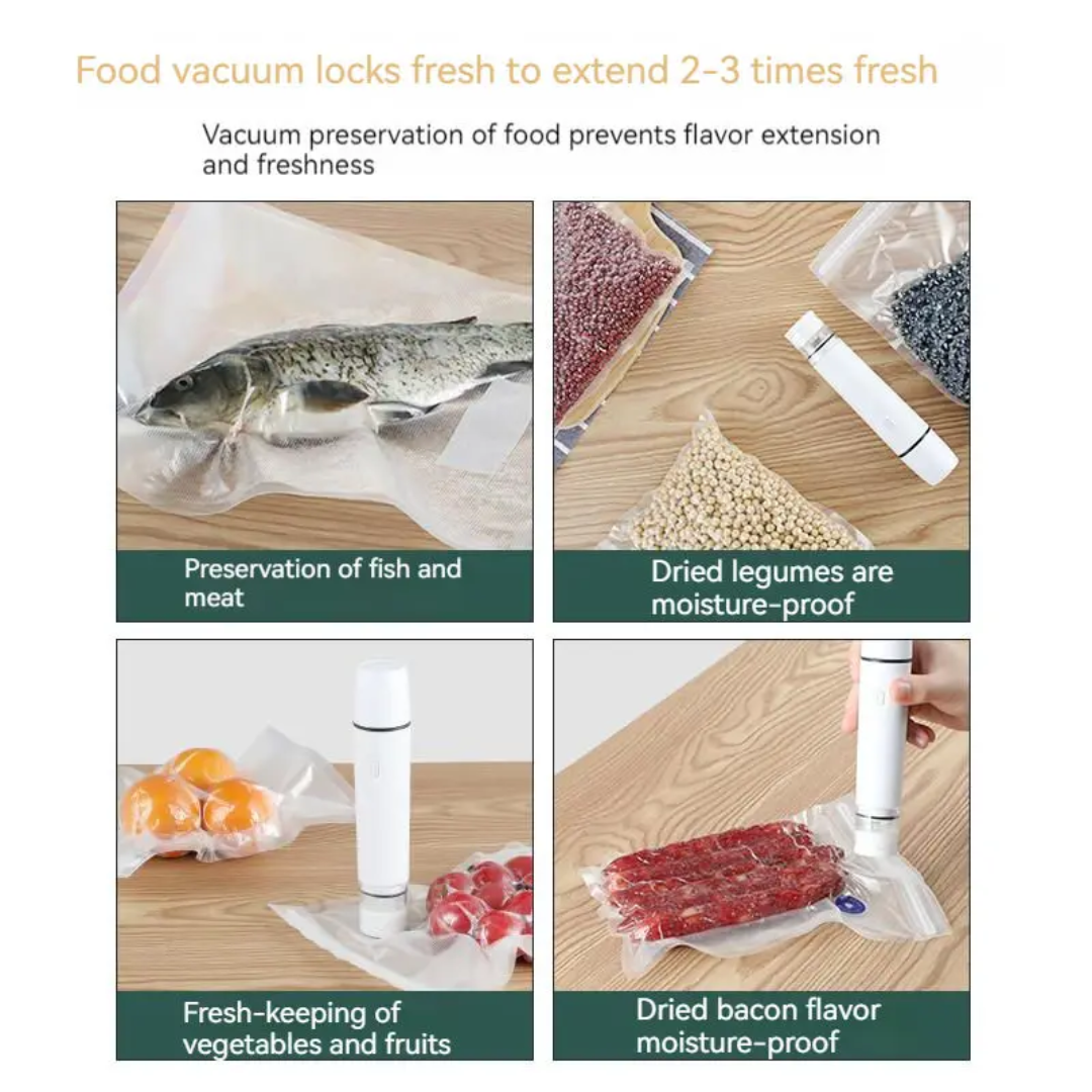 Vacuum Sealer with 5 Zip lock bags