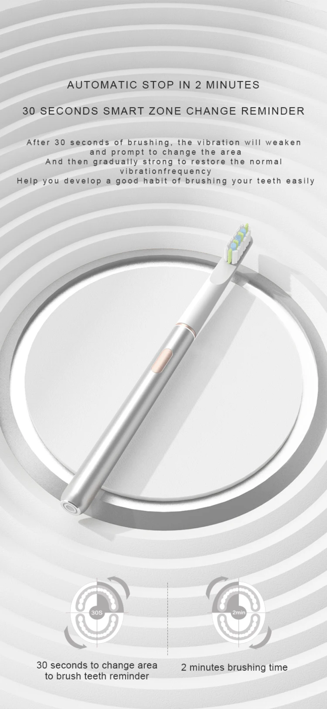 Metallic Electric Tooth Brush