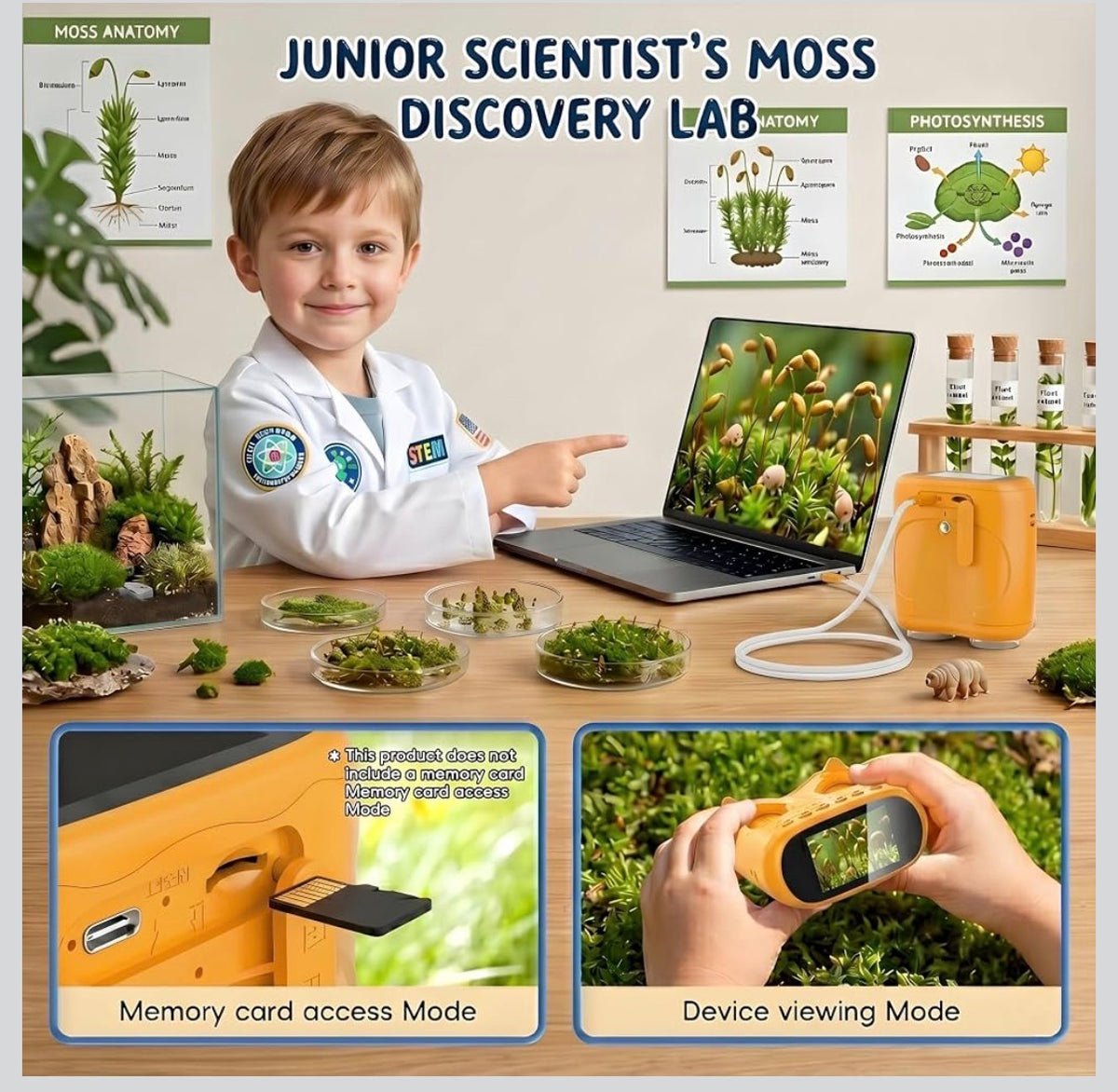 Kids microscope telescope set sold by The Gadgets Zone Canada