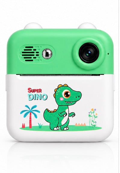 Kids dinosaur instant print camera