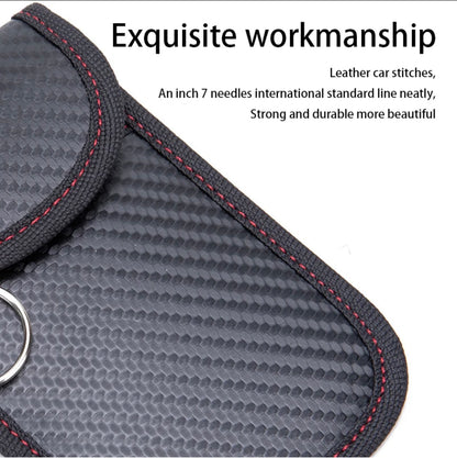 2pcs Carbon Fiber Faraday Key Fob Protector