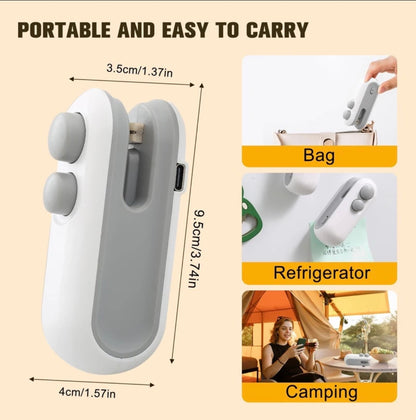 1pc Mini Clip Bag Sealing Machine