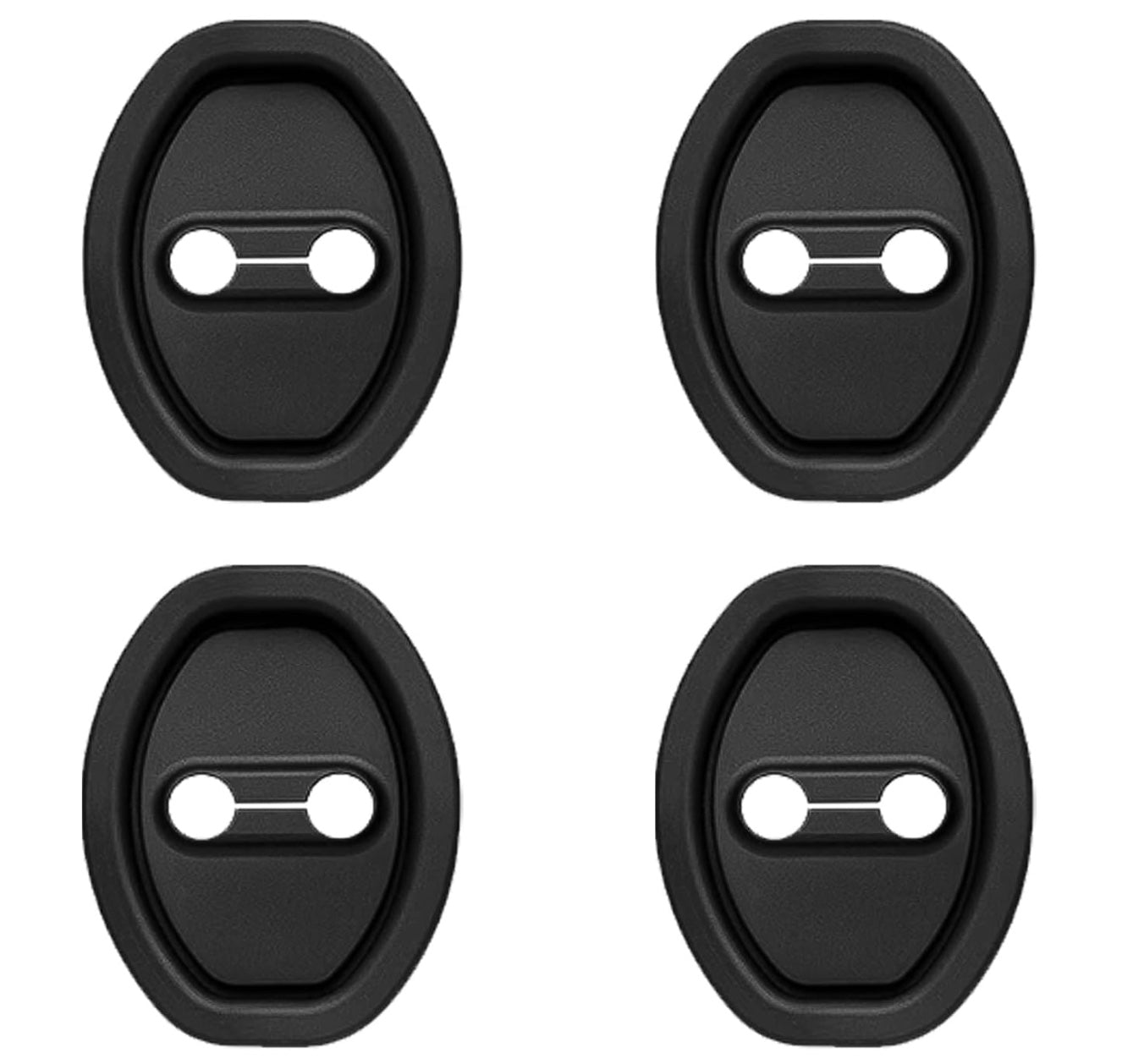 4pcs Car Door Latch Lock Cover Strike Protector