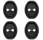 4pcs Car Door Latch Lock Cover Strike Protector
