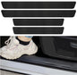 4PCS Carbon Fiber Door Sill Protector