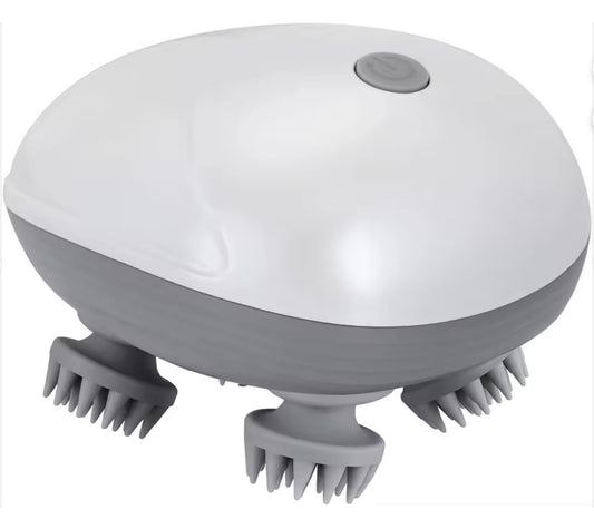 Scalp massager being used for a relaxing head massage