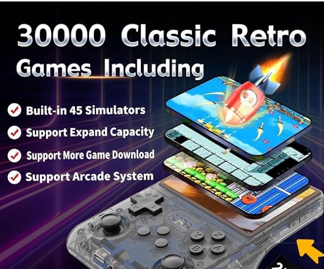 R40S Pro Retro Game Console (256GB)