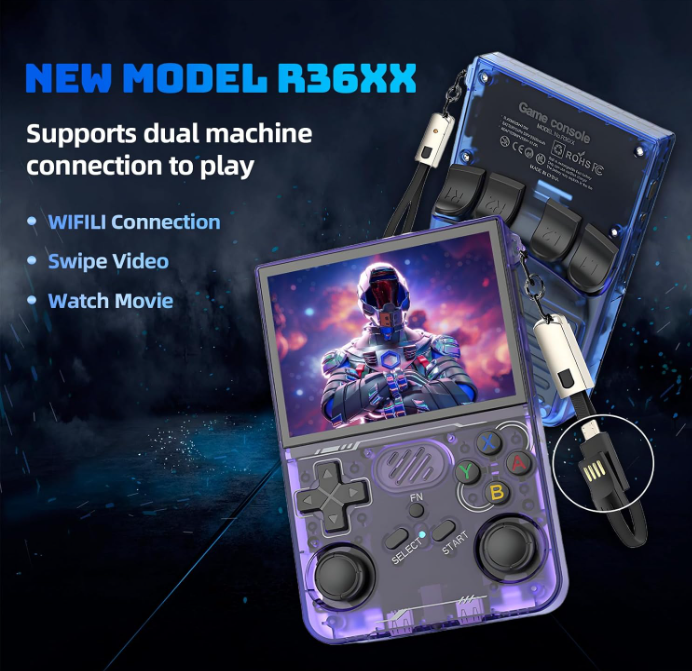 R36XX Pro Retro Game Console (64GB)