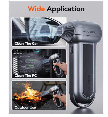 WOLFBOX MF100 Compressed Air Duster