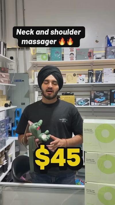 Neck and shoulder massager sold by The Gadgets Zone Canada
