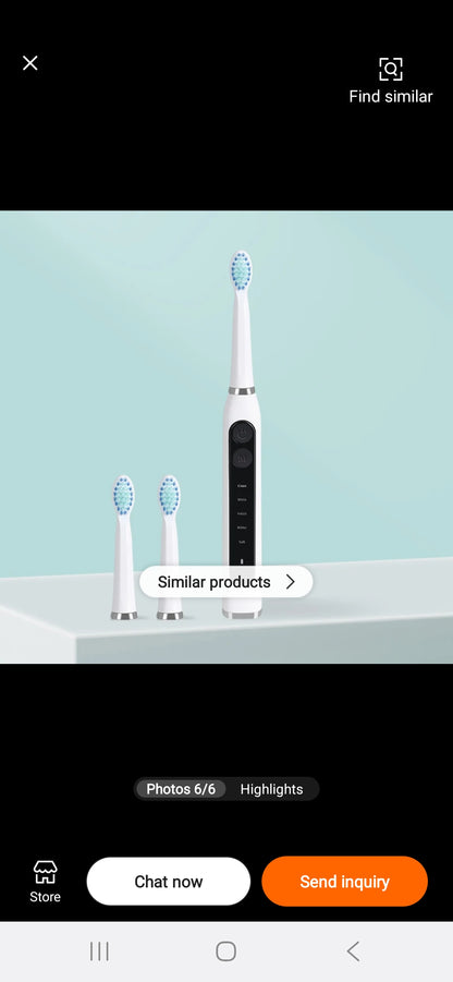 Electric Toothbrush with 2 Brush Heads