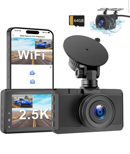 Otovoda - 2.5k Dual Channel Dash Camera (64 GB)