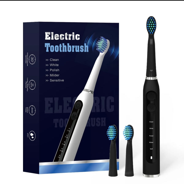 Electric Toothbrush Buy 1 Get 1 Free - Rechargeable with 2 Brush Heads