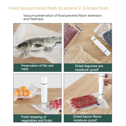 Vacuum Sealer with 5 Zip lock bags